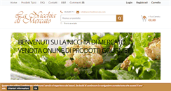 Desktop Screenshot of lanicchiadimercato.com